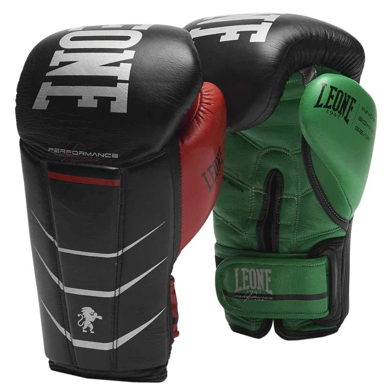 LEONE 1947 REVO PERFORMANCE BOXING GLOVES black/14OZ - GN110