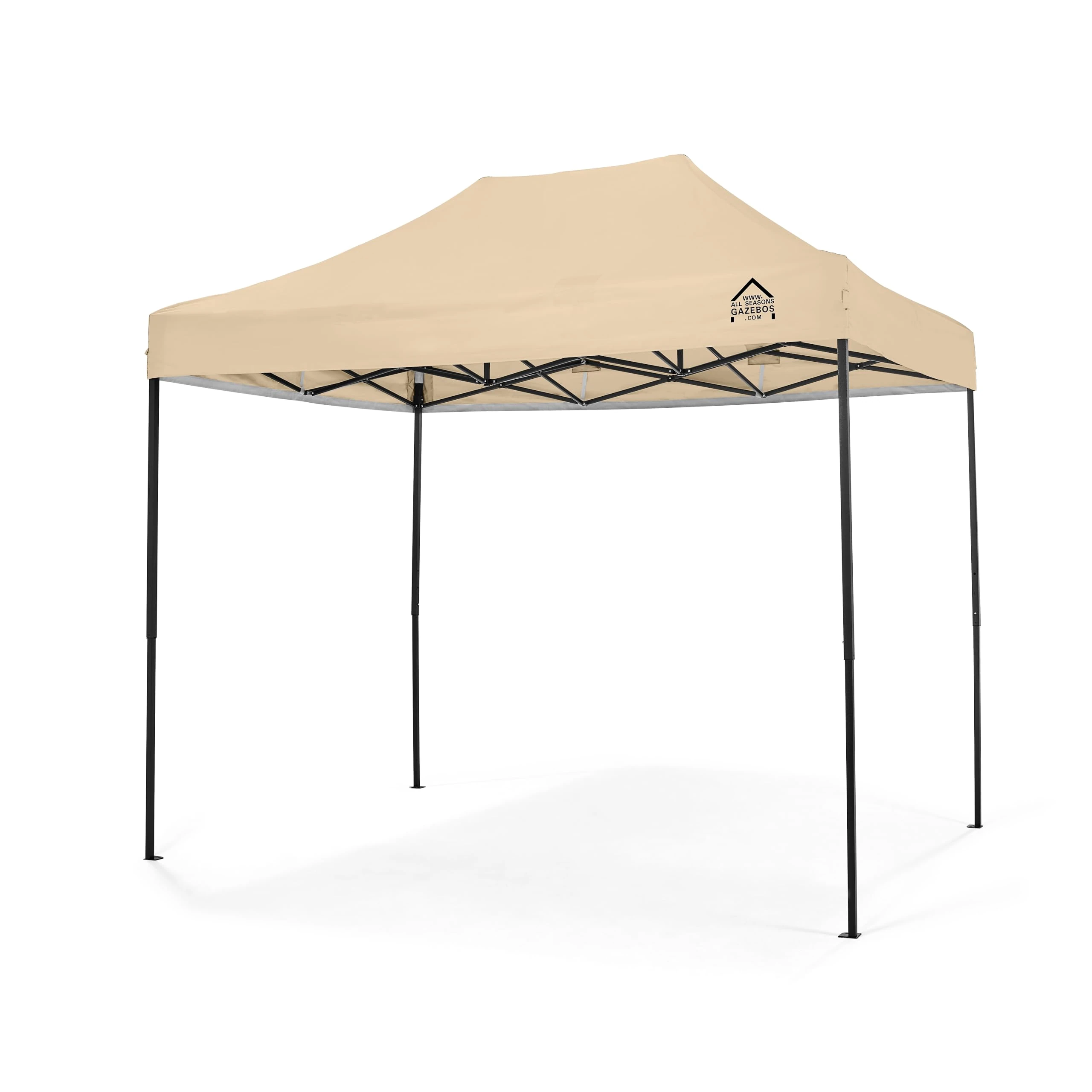 All Seasons Gazebos 3x2m Heavy Duty Fully Waterproof Pop up Gazebo With Accessory Pack - Beige