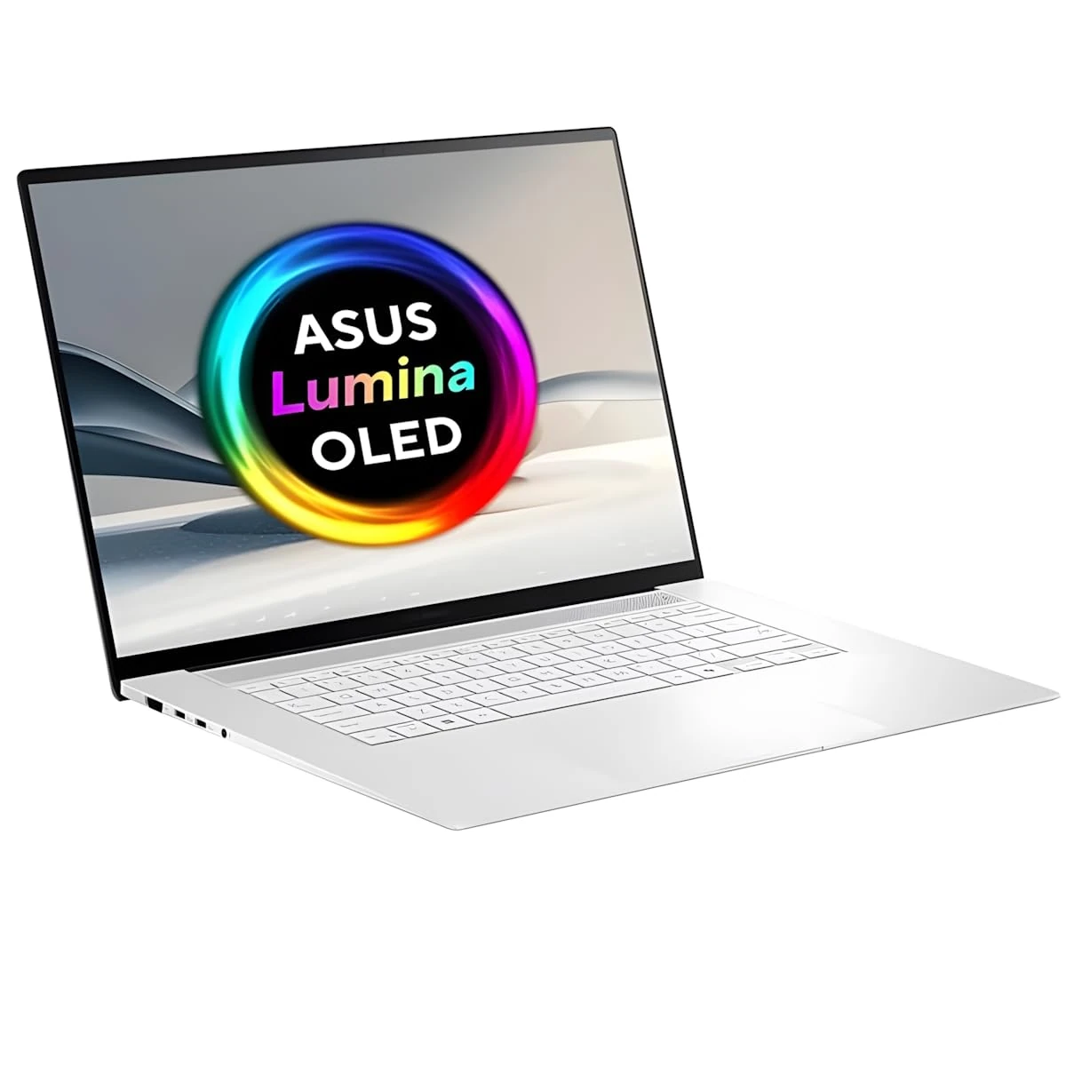 ASUS Zenbook S 16 UM5606 16" Laptop | AMD Ryzen AI 9 365 | 24GB RAM | 1TB SSD | 2880 x 1800 OLED Touchscreen | AMD Radeon 880M Graphics | Full HD Webcam | Windows 11 Home | White
