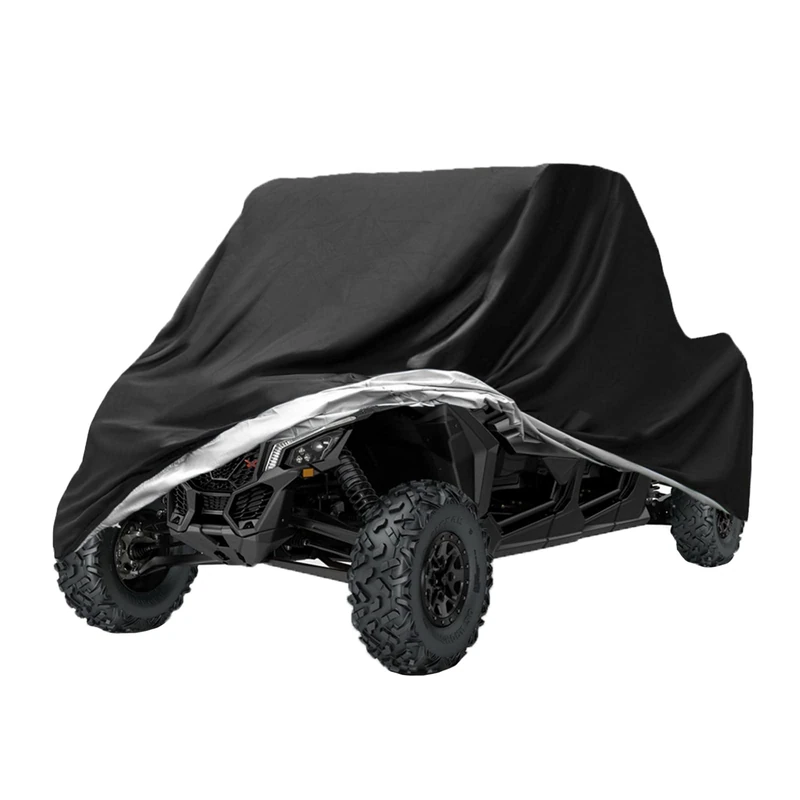 Szblnsm UTV Cover, 420D Waterproof Heavy Duty Rip-Stop Oxford Material for Polaris Suzuki Kawasaki Can Am Maverick Arctic Cat Textron 4-6 Passenger