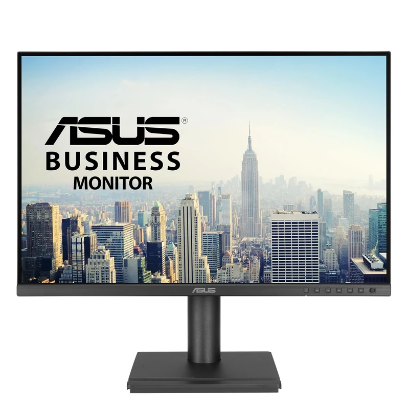 ASUS BE248QF 24" Monitor, WUXGA IPS (1920 x 1200), HDMI, Frameless, Built-in Microphone and Speaker, Ergonomic Design, Eye Care, Low Blue Light, Wall Mountable, Black