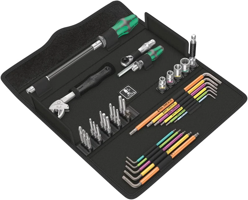 Wera 05134013001 Kraftform Kompakt F 1 screwdriving tool set for window builders, 35 pieces