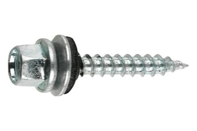 Index 184 AUE186332 Index AUE186332-Tornillo Rosca Chapa Cabeza Hexagonal Con arandela vulcanizada de Acero-EPDM (6.3 x 32 P18, 500 uds.)