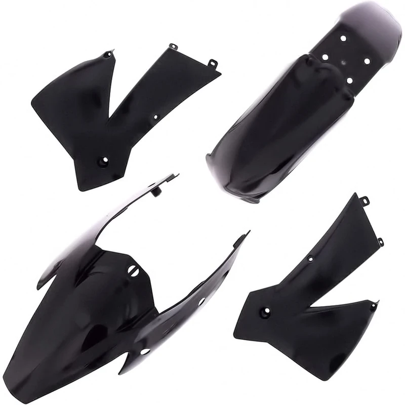 POLISPORT 90890 - Polisport Enduro Plastic Replica Kit for Those Looking for OEM Quality for KTM Motorcycles in Black