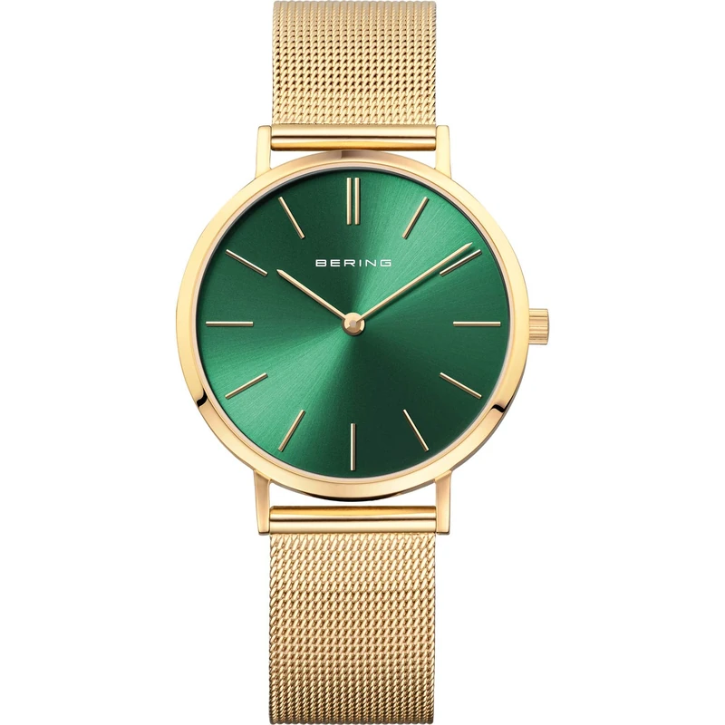 BERING Women's Classic Watch - Gold Stainless Steel 14134-338