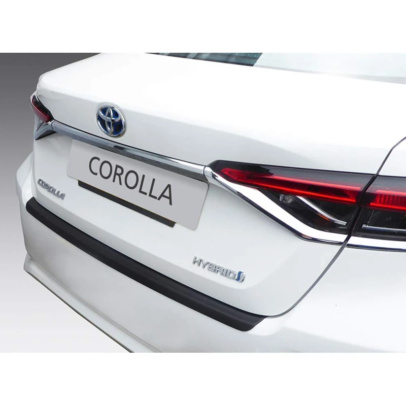 RGM ABS Rear bumper protector compatible with Toyota Corolla Sedan 2019- Black