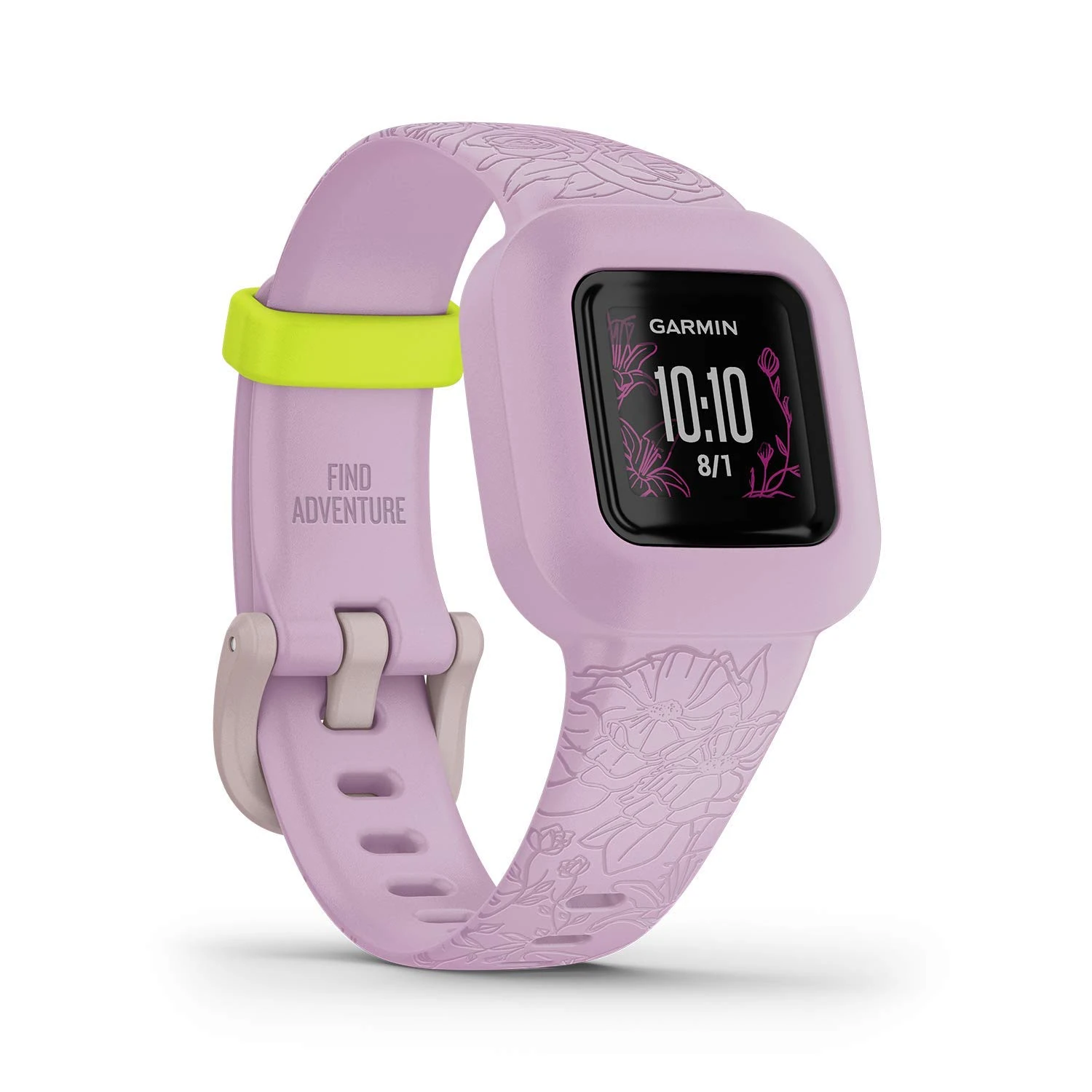 Garmin vívofit Jr.3, Fitness Tracker for Kids, Includes Interactive App Experience, Swim-Friendly, Up To 1-year Battery Life, Adjustable watch band, Pink