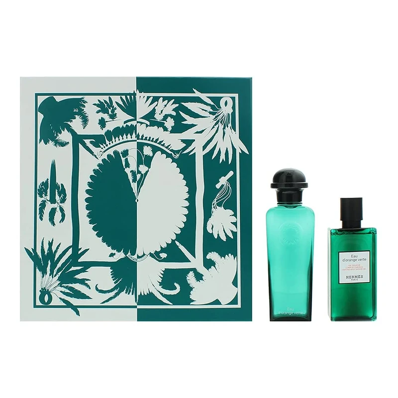 Hermès Eau D'orange Verte 2 Piece Gift Set: Eau De Cologne 100ml - Hair And Body Shower Gel 80ml