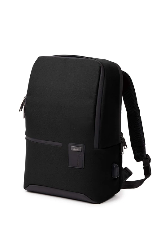 Lexon Track Double Backpack Parent, Black, Medium