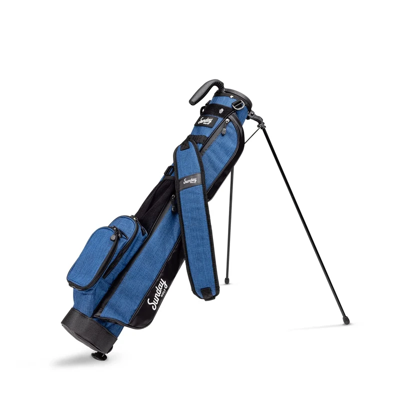 Sunday Golf Loma Bag - Lightweight Sunday Golf Bag with Strap and Stand – Easy to Carry Golf Bag – Golf Stand Bag for The Driving Range, Par 3 and Executive Courses, 31 Inches Tall (Cobalt Blue)