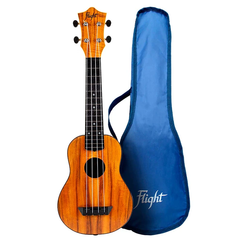 TUS55 ABS Soprano Travel Ukulele - Acacia