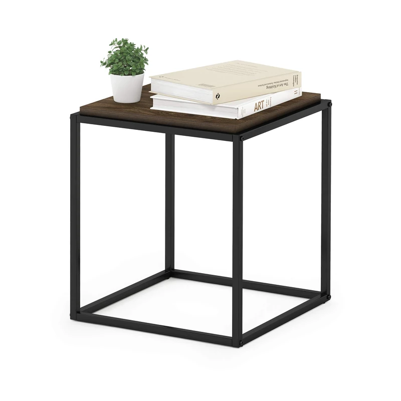 Furinno Moretti Modern Lifestyle Stackable Shelf, 1-Tier, Columbia Walnut