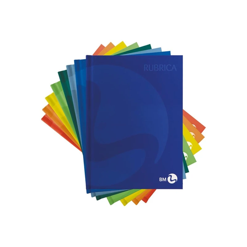BM BeMore A5 0107353 Cardboard Address Book with Heavy Cardboard Cover A5 Paper 80gsm Pack of 5 Assorted Colours - Image 1