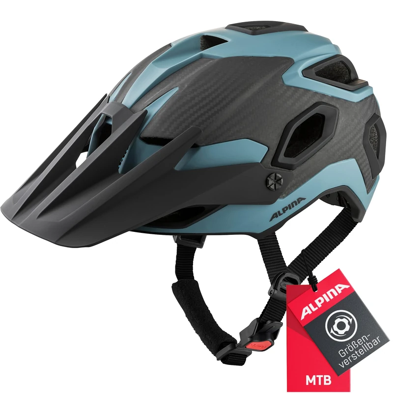 ALPINA Unisex - Adult, ROOTAGE cycling helmet, dirt-blue matt, 52-57 cm