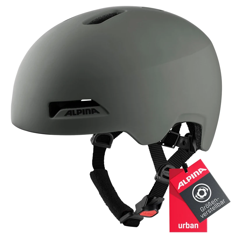 ALPINA Unisex - Adult, HAARLEM cycling helmet, coffee-grey matt, 57-61 cm - Image 1