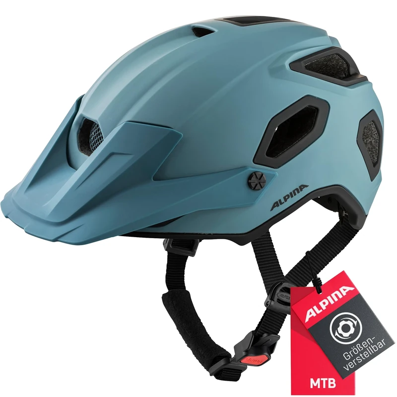 ALPINA Unisex - Adult, COMOX cycling helmet, dirtblue matt, 52-57 cm