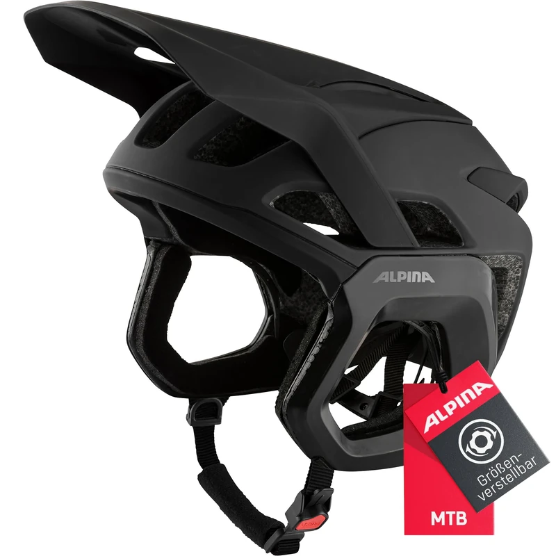 ALPINA Unisex - Adult, ROOTAGE EVO cycling helmet, black matt, 57-61 cm