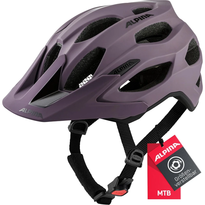 ALPINA Unisex - Adult, CARAPAX 2.0 cycling helmet, orchid matt, 52-57 cm