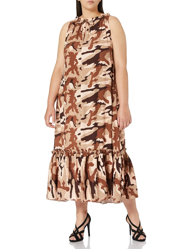 True Religion Women's Sleeveless Dress, Multicoloured, S