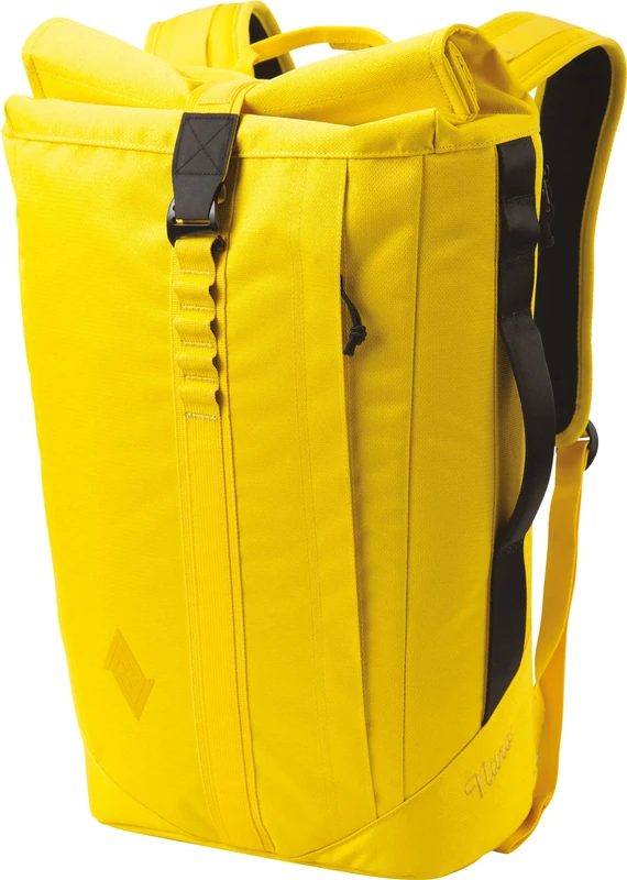 Nitro Scrambler Business Backpack with Roll-Top and Padded 15 Inch Wide Laptop Compartment, Urban Mobility Backpack, Messenger Backpack, Everyday Backpack, 28 L +, Cyber Yellow, 28L +, Daypack