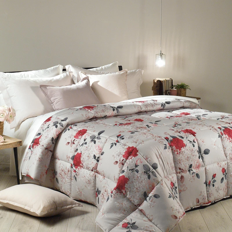 Caleffi Soave Quilt, Microfiber, Dove Grey, Single