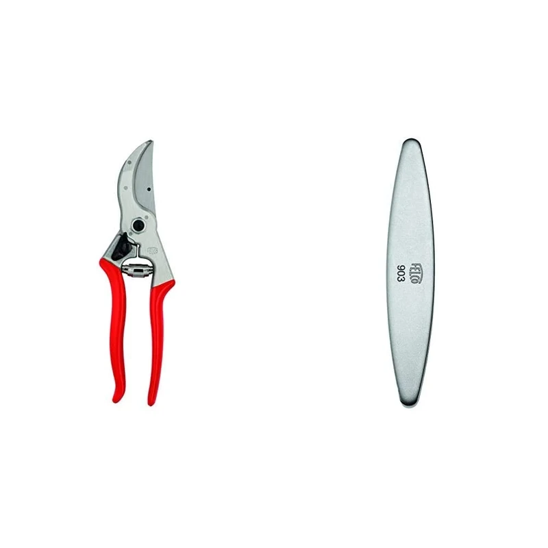 Felco Model 4 Standard Secateurs & Model 903 Sharpener (Diamond Steel)