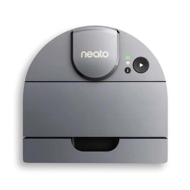 Neato Robotics D10 Robot Vacuum Cleaner, 300 Minutes Runtime, Zone Cleaning, Silver