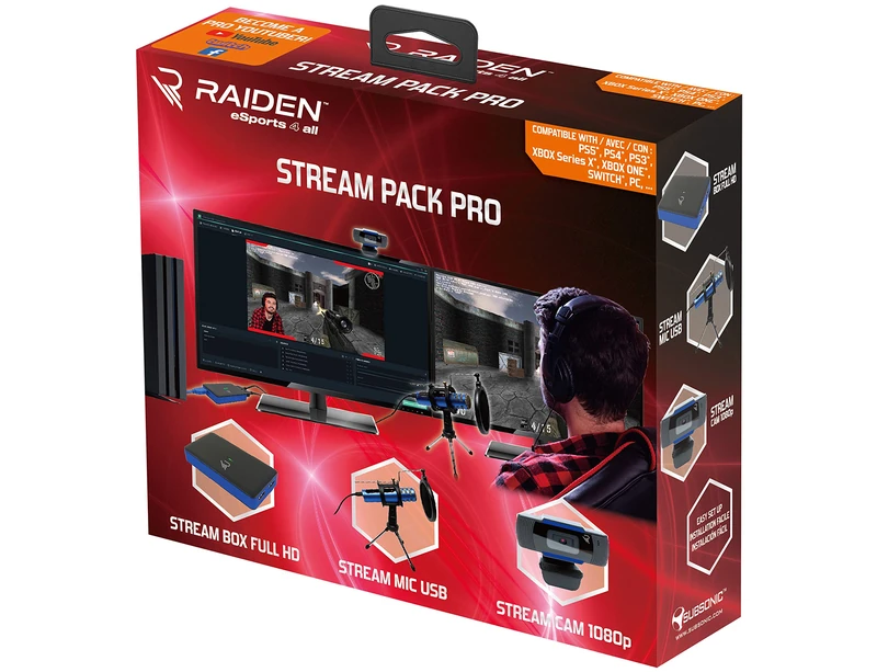 Subsonic Multi - Pro Gaming Stream Pack Pro for Youtubers and Online Gamers (PS5) - Image 1