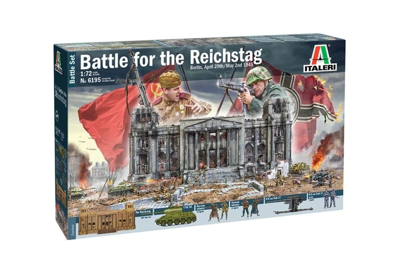 Italeri 1:72 Set - Berlin 1945 : Fall of the Reichstag