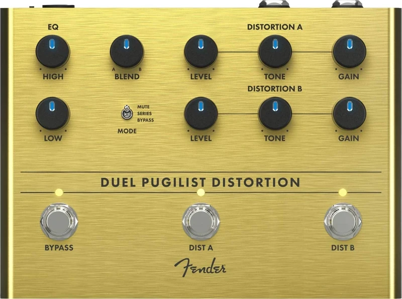 Fender 'Duel Pugilist Distortion' Guitar Effects Pedal