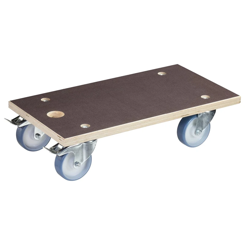 WAGNER moving dolly MM 1341 I 57,5 x 30 cm - for heavily loaded boxes, appliances & furniture I load capacity 500 kg I carrying hole I non-slip surface I FSC®-certified - 20134101