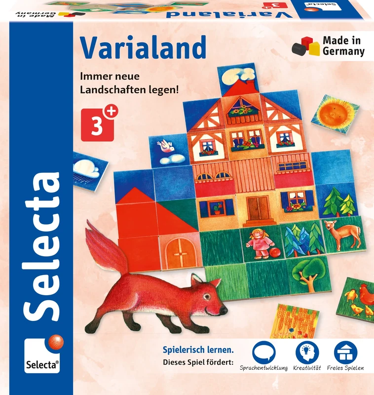 Selecta 63021 Varialand Wooden Tile Game Schmidt Spiele - Image 1