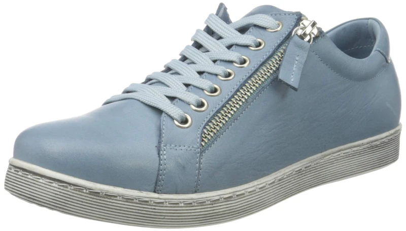 Andrea Conti Women's 346839 Sneaker - Bleu, Size 2 UK