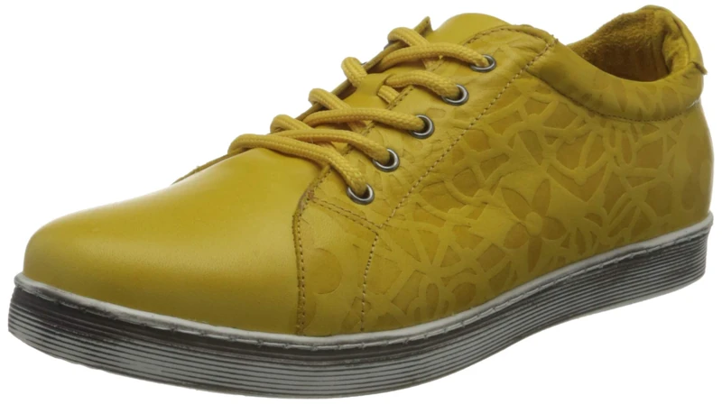 Andrea Conti Women's 10001 Sneaker, Gelb, 4.5 UK