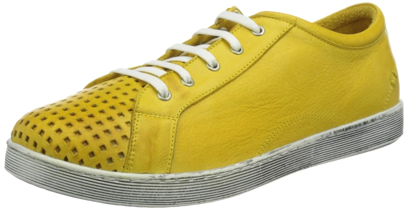Andrea Conti Women's 61719 Sneaker, Gelb, 4 UK