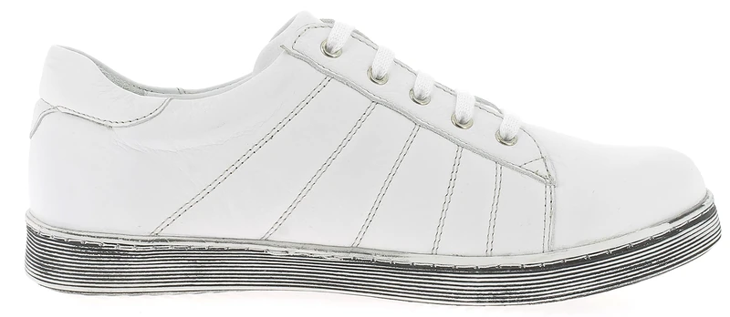 Andrea Conti Women's 60000 Sneaker - White, 7.5 UK