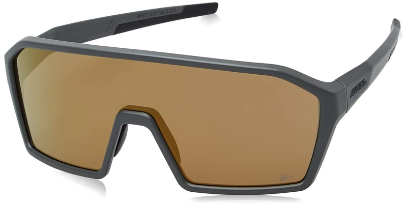 ALPINA Unisex - Adult, RAM Q-LITE sports glasses, coffegrey matt, One Size