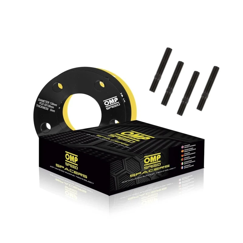 OMP SPEED SET SPACERS OMP 5MM 5X108 63.4 M12X1.5