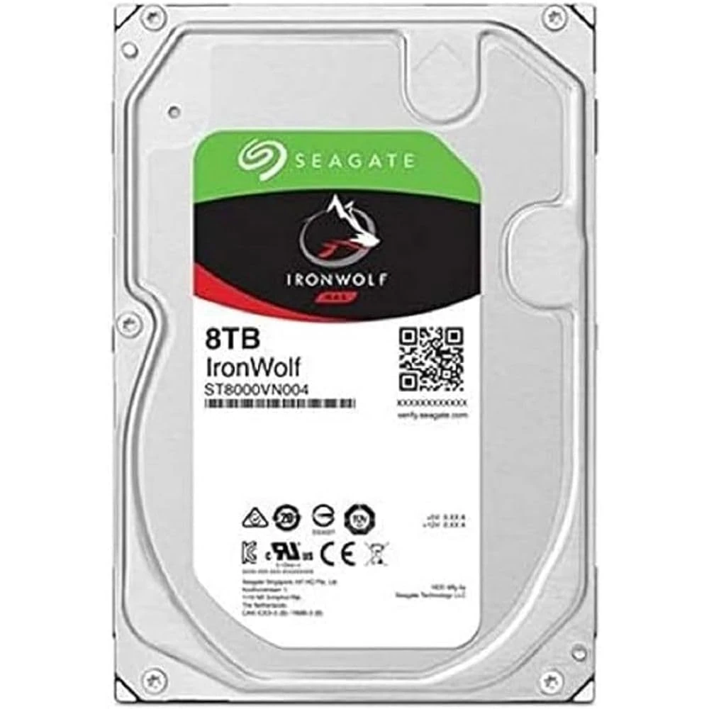 Seagate IronWolf ST8000VN004 Internal Hard Drive 3.5 8000 GB Serial ATA III
