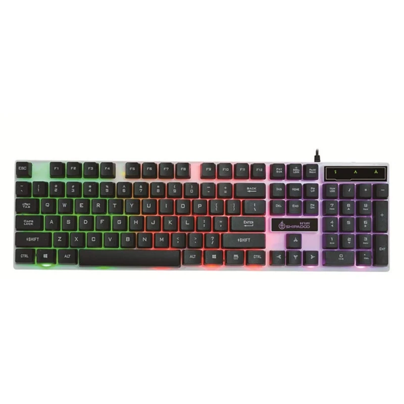 Sidougeri Gaming Keyboard with LED Lighting Mechanical Keyboard for Computer, Laptop, Gaming DeviceAccessories