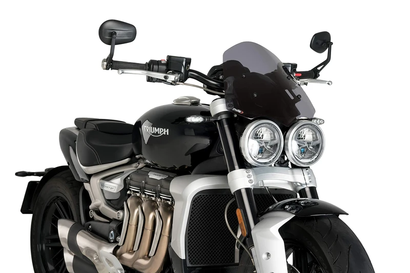 Puig 20283F Windshield Naked New Generation Touring Dark Smoke