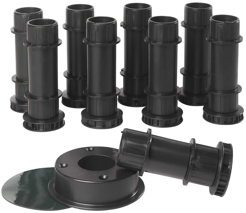 Jacob Delafon E62753-00 16 Feet Flight Pure Riser Kit 170 to 180 cm for Raising Le Receveur, Black - Image 1