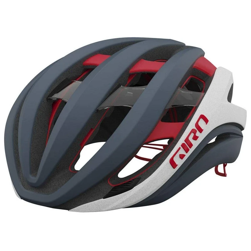 Giro Aether Spherical Men's Helmet Matte Portaro Grey/White/Red, L