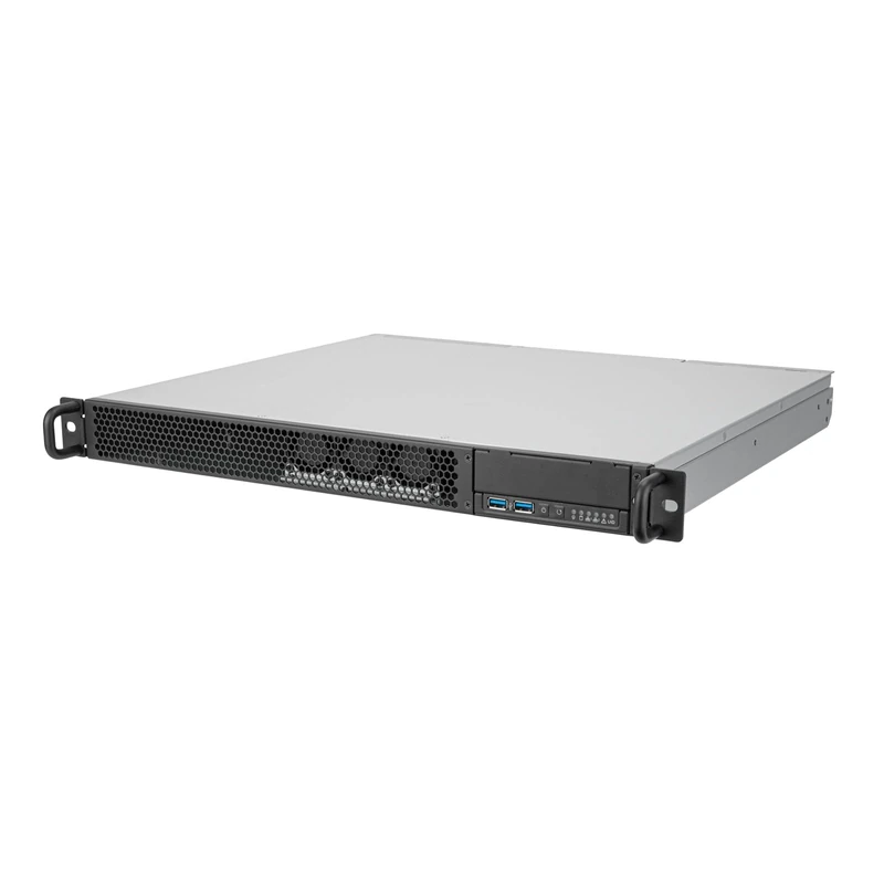 Silverstone RM100-1U Rack Mount Server Chassis with ATX Motherboard Support and Reversible I/O Module Design SST-RM100