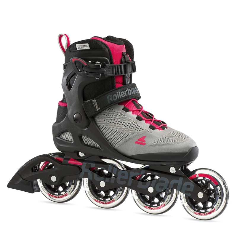 Rollerblade Women's Macroblade 90 Inline Skates, Neutral Grey/Paradise Pink, 240