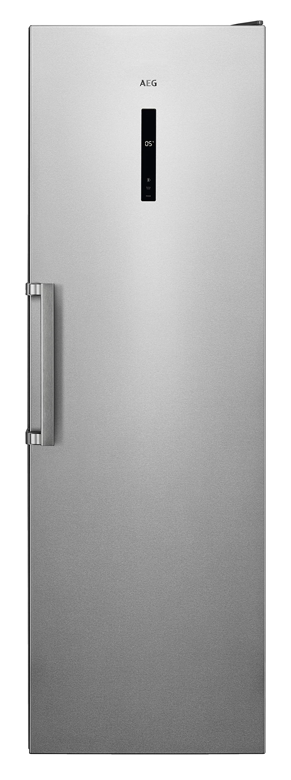 AEG 7000 CustomFlex Freestanding Full Size Fridge RKB738E5MX, Auto Defrost, Precision Cooling System 358 Liters Capacity, 186 cm, 40 dB Noise Level, Stainless Steel [Energy Class E]
