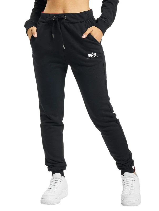 ALPHA INDUSTRIES Women's Basic Sweat Pant Wmn Suit Trousers, Black, XL