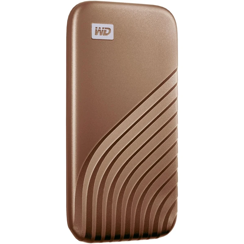WD My Passport SSD, 2TB Portable External SSD, read speeds up to 1050 MB/s, write speeds up to 1000MB/s, Portable SSD, Works with PC, Xbox and Playstation, Gold