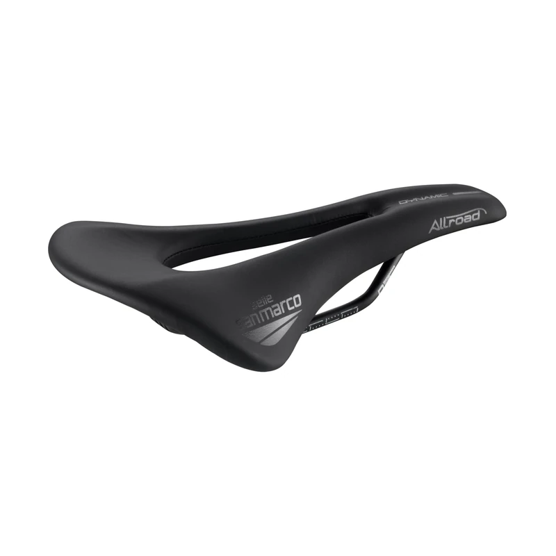 Selle San Marco Allroad Open-Fit Dynamic Saddle: Black Wide (L3)