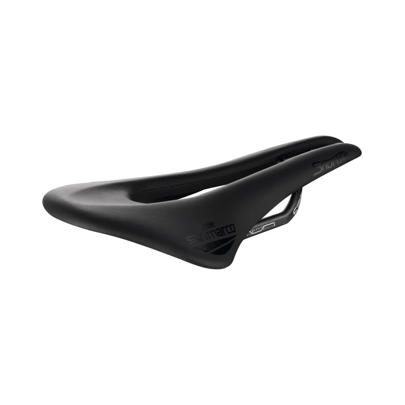 Selle San Marco Shortfit Superleggera Saddle: Black/Black Wide (L3)